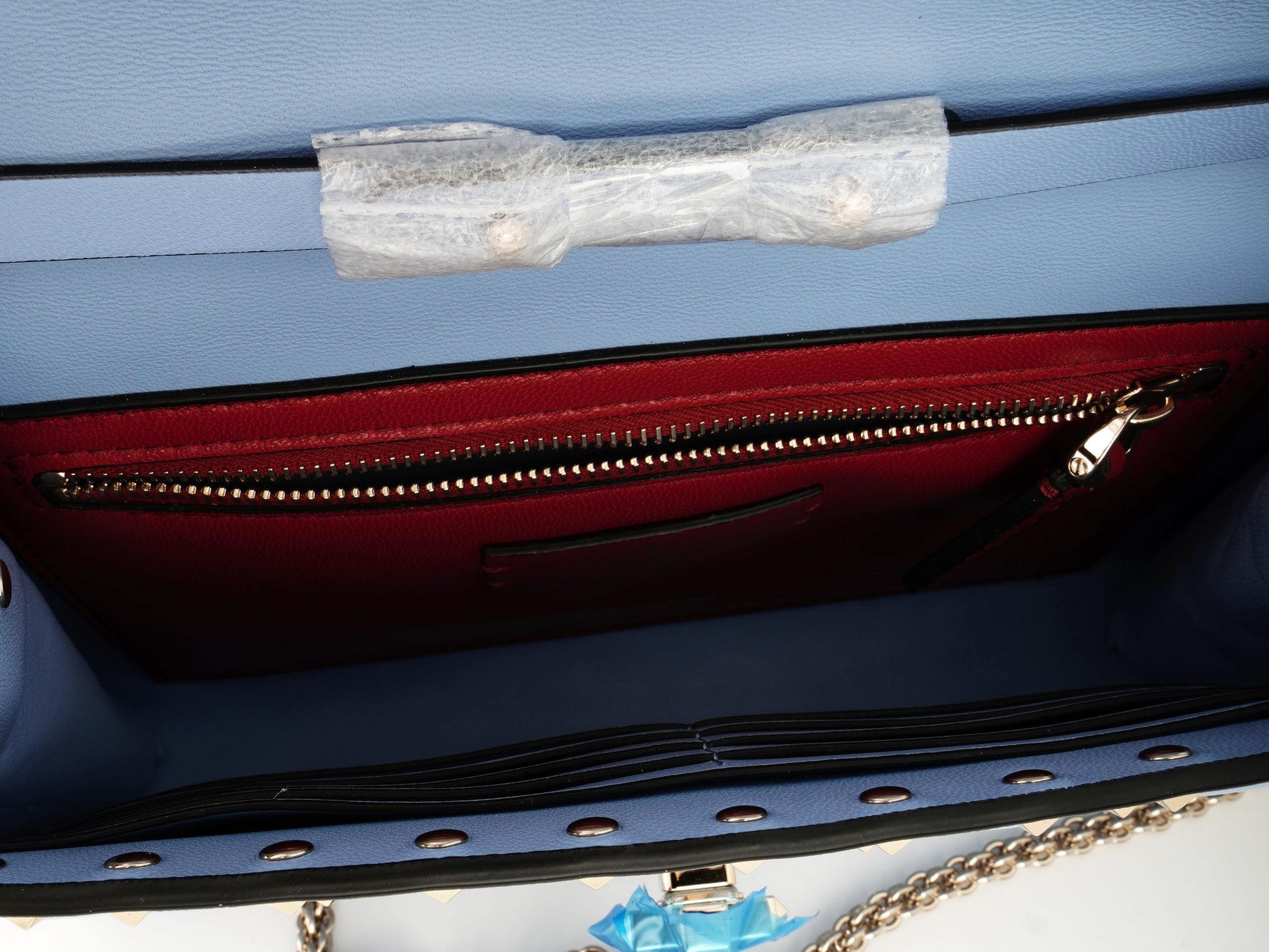 Valentino Rockstud Spike Wallet on Chain