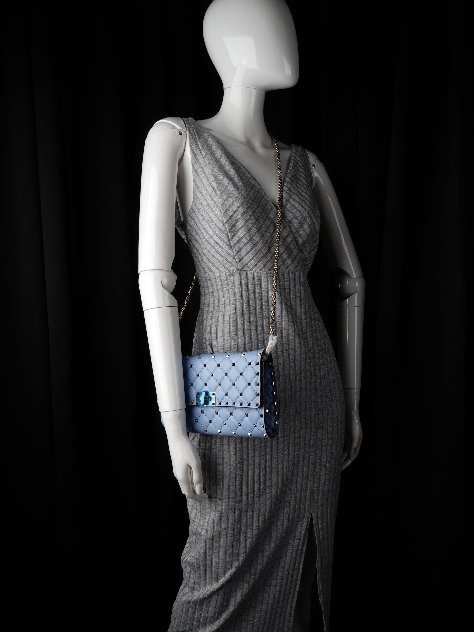 Valentino Rockstud Spike Wallet on Chain