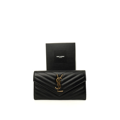 Saint Laurent Envelope Long Wallet
