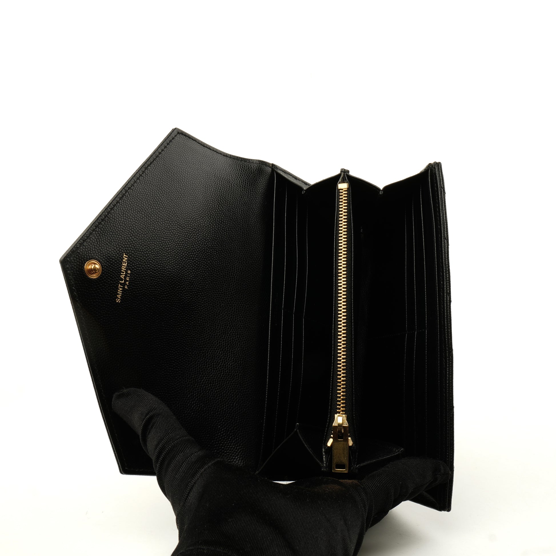 Saint Laurent Envelope Long Wallet
