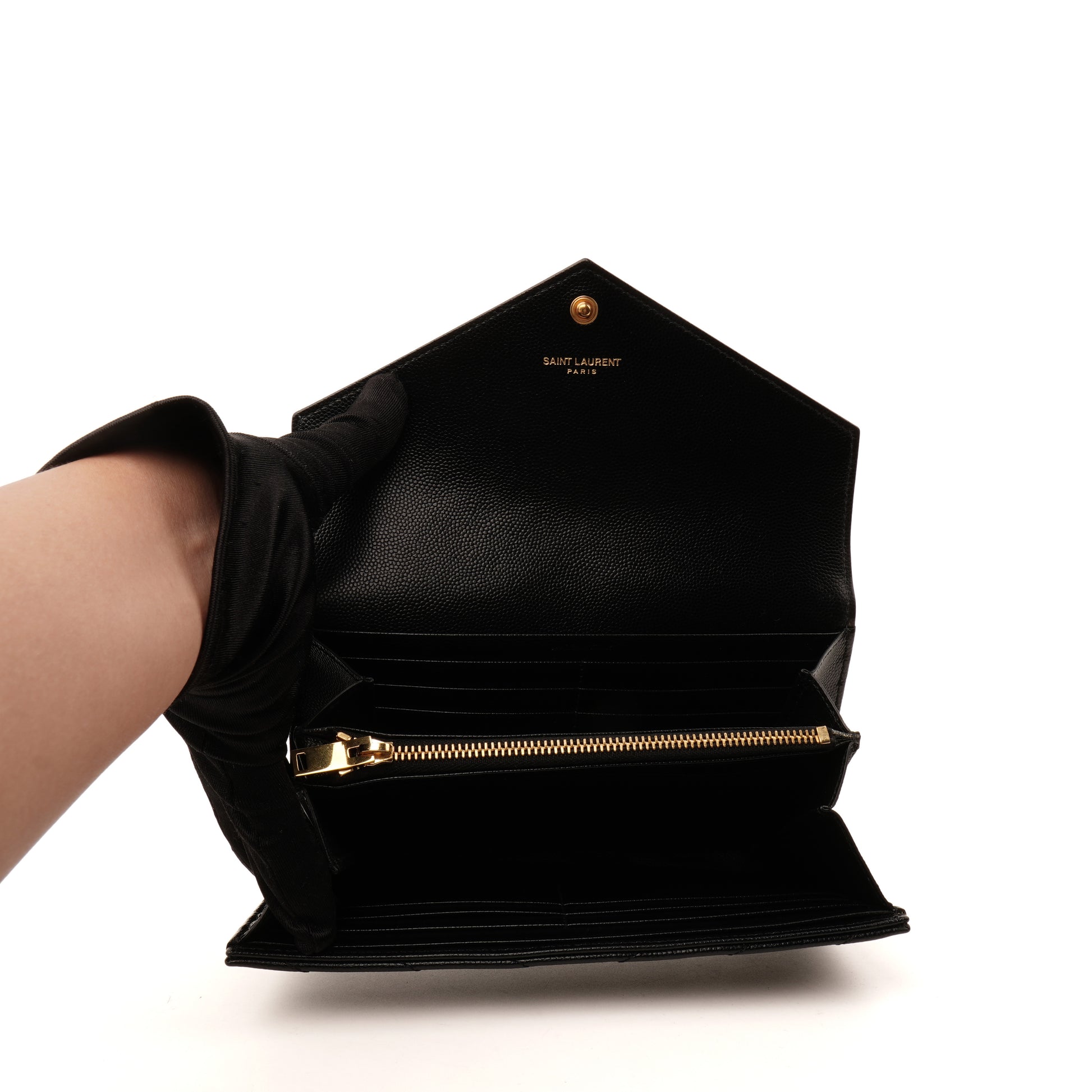 Saint Laurent Envelope Long Wallet