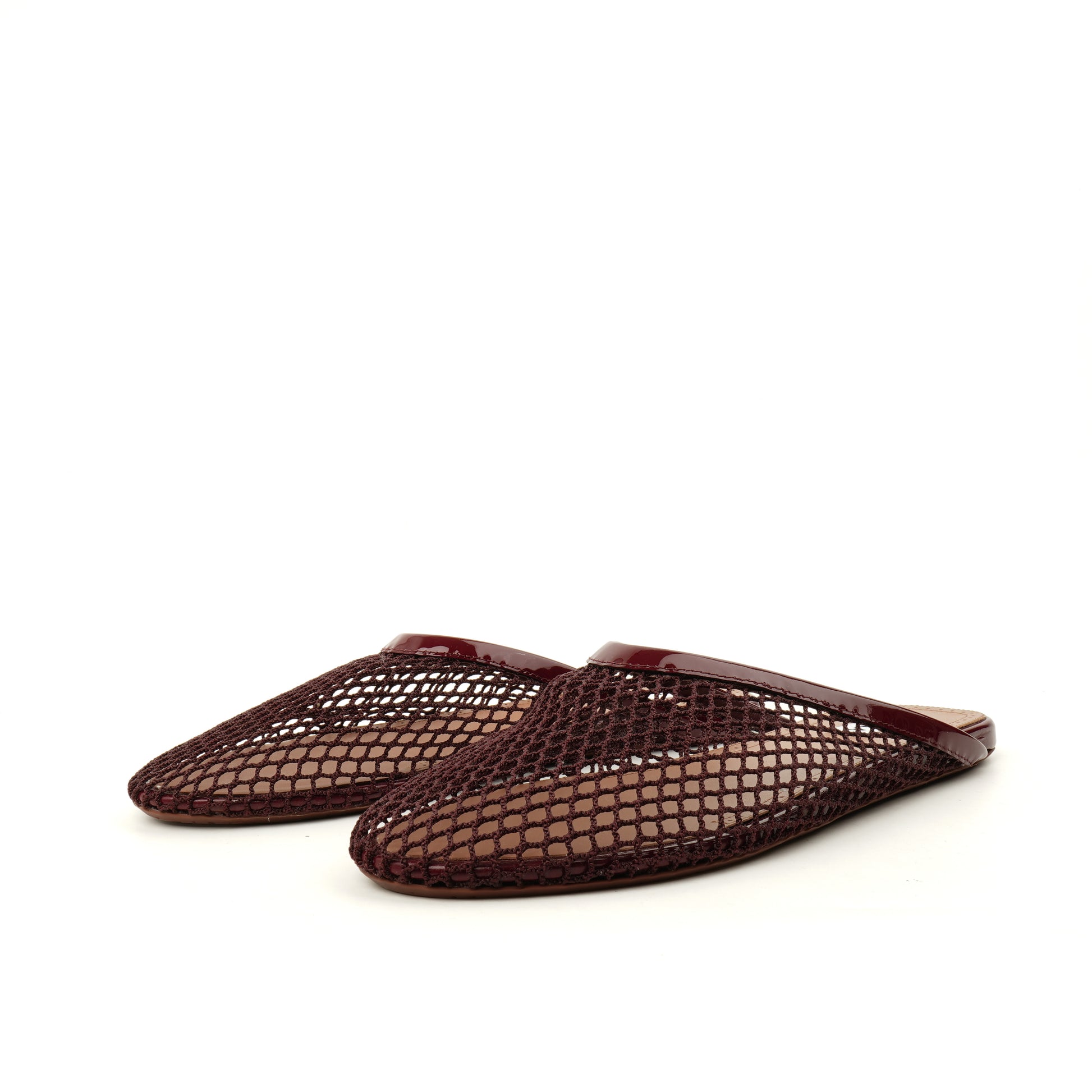 Alaïa Fishnet Mules 37