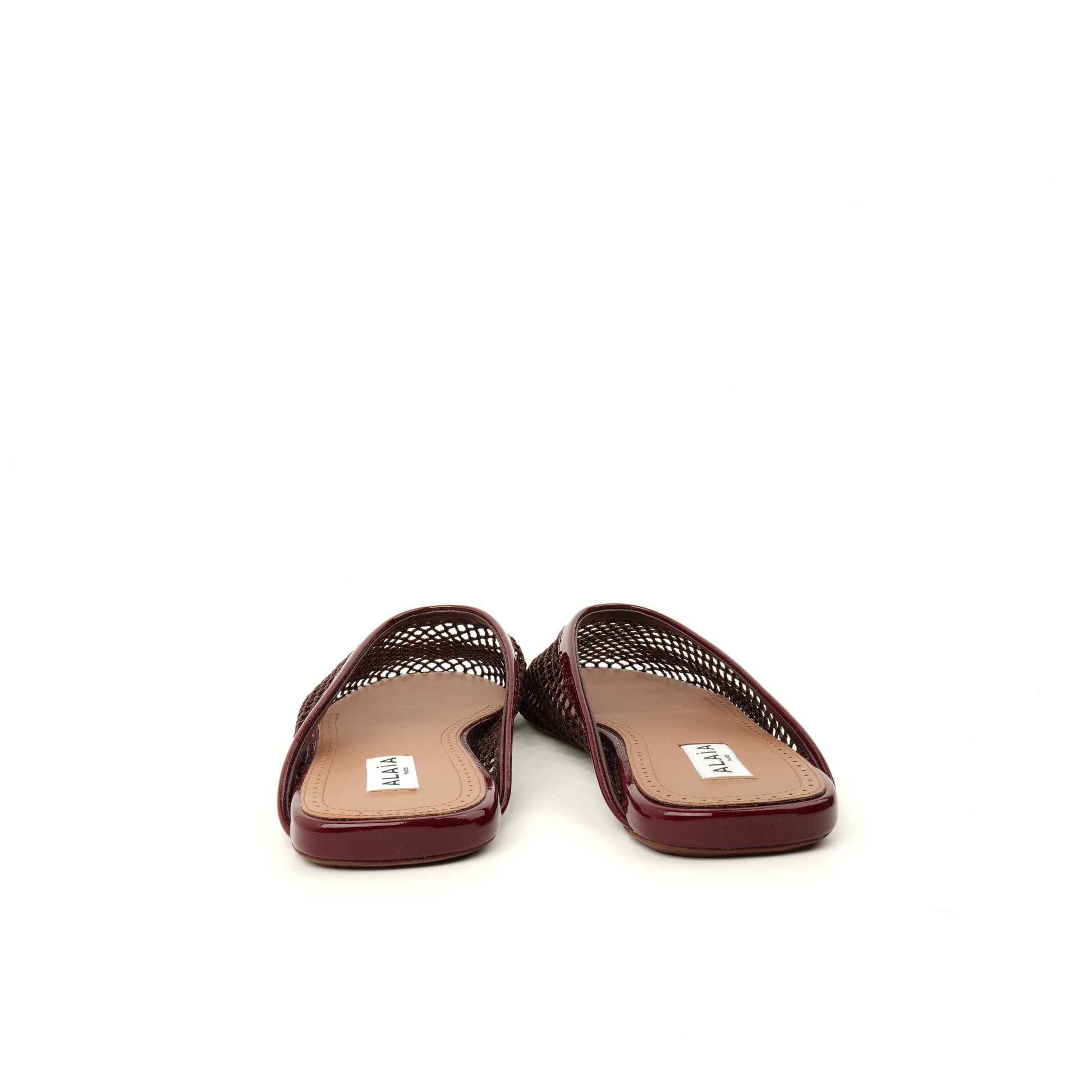 Alaïa Fishnet Mules 37