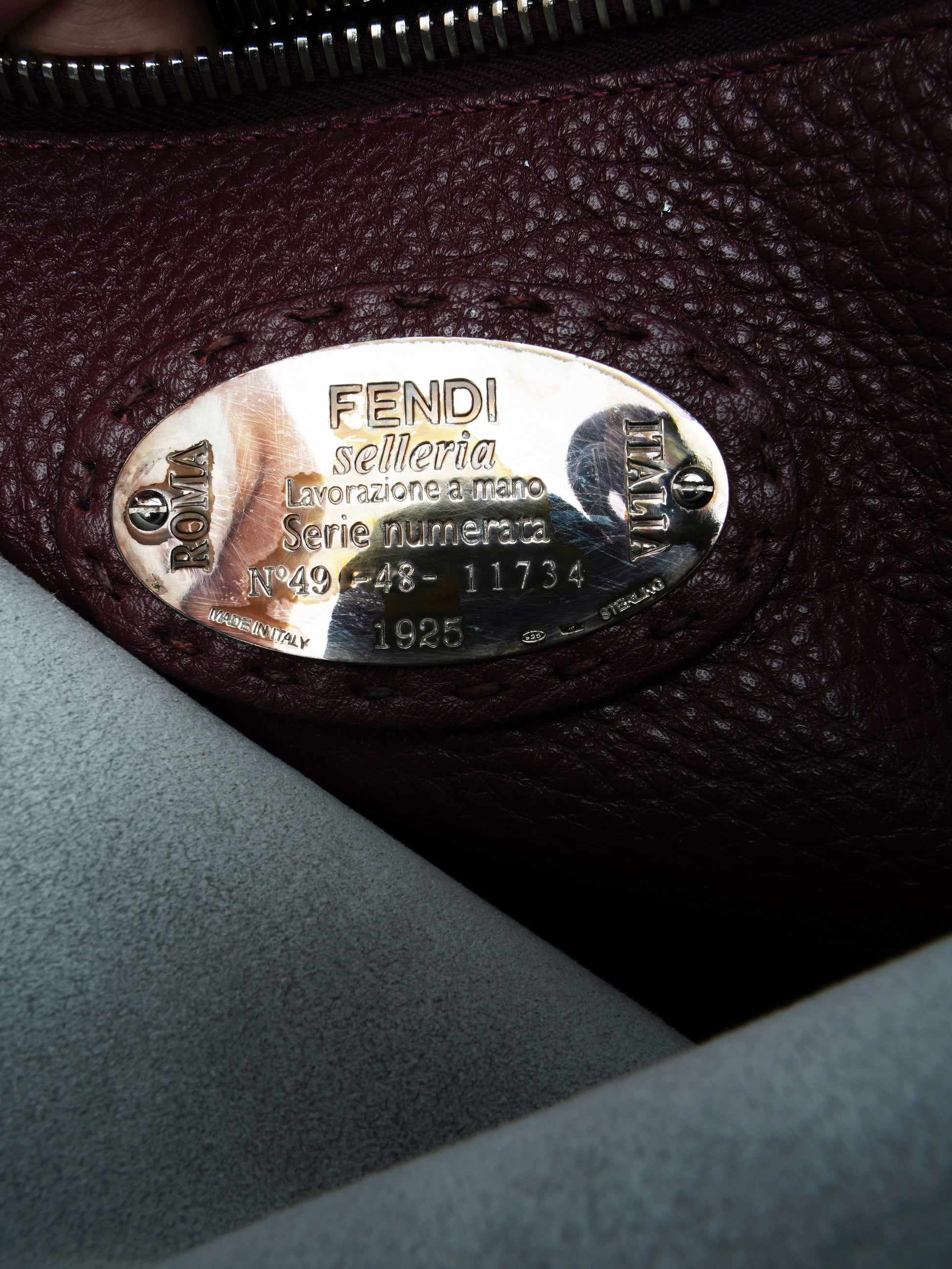 Fendi Cuoio Romano Selleria Peekaboo