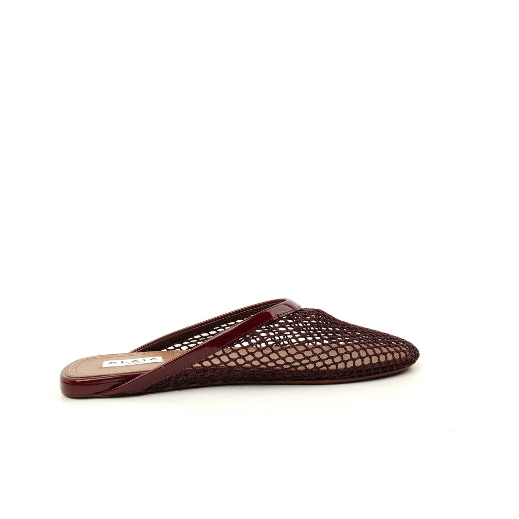 Alaïa Fishnet Mules 37