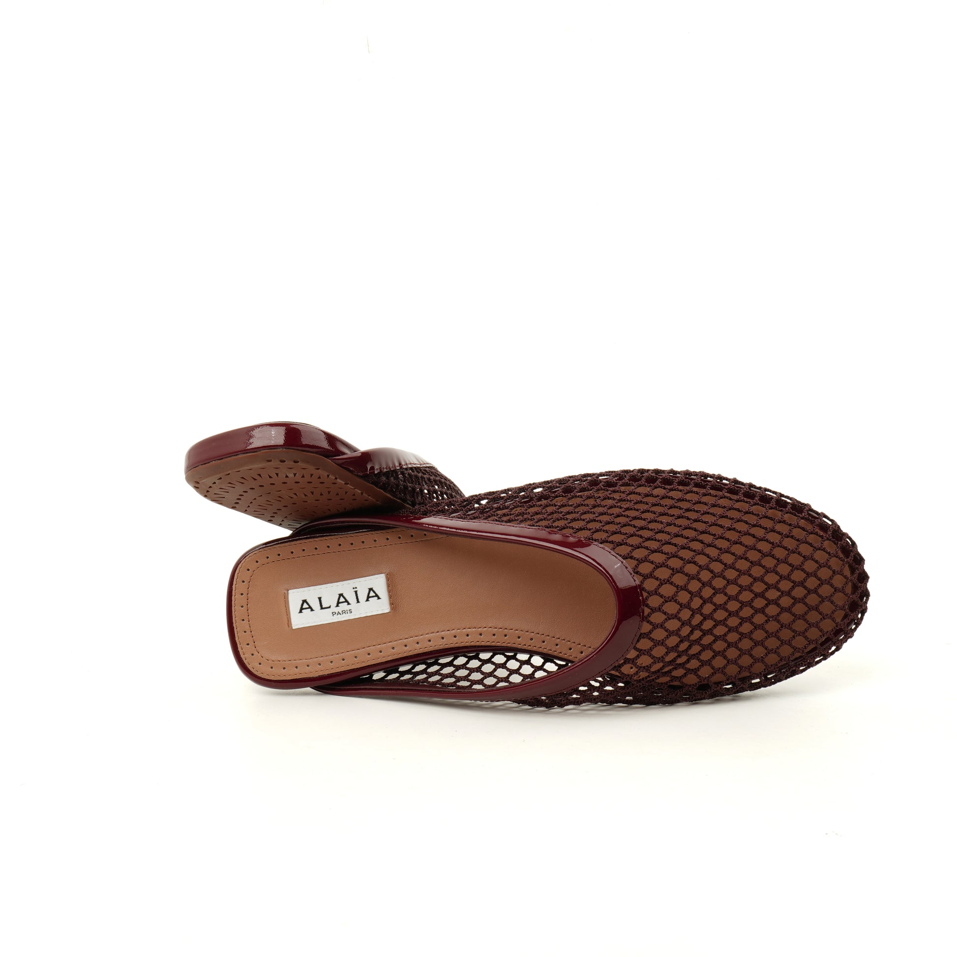 Alaïa Fishnet Mules 37