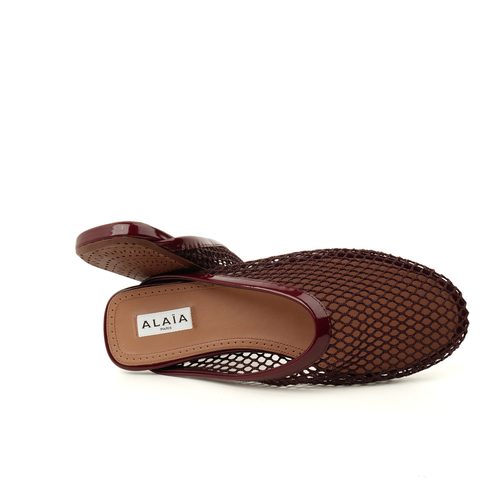 Alaïa Fishnet Mules 37