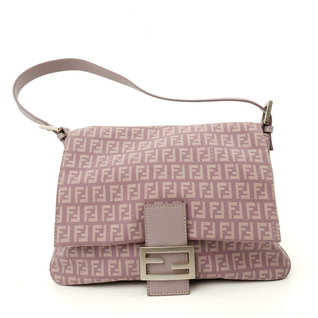 Fendi Zucchino Mama Baguette Lilac