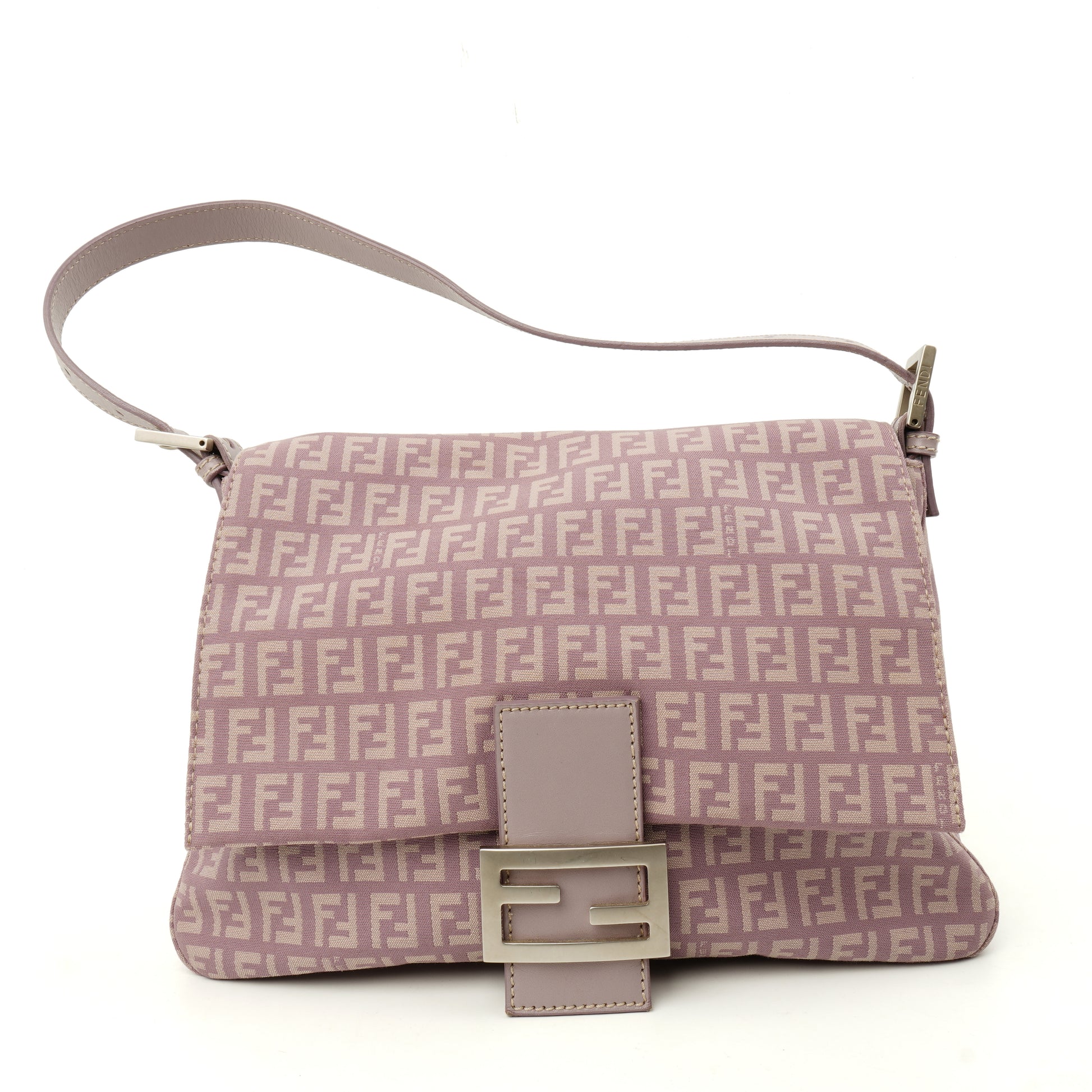 Fendi Zucchino Mama Baguette Lilac