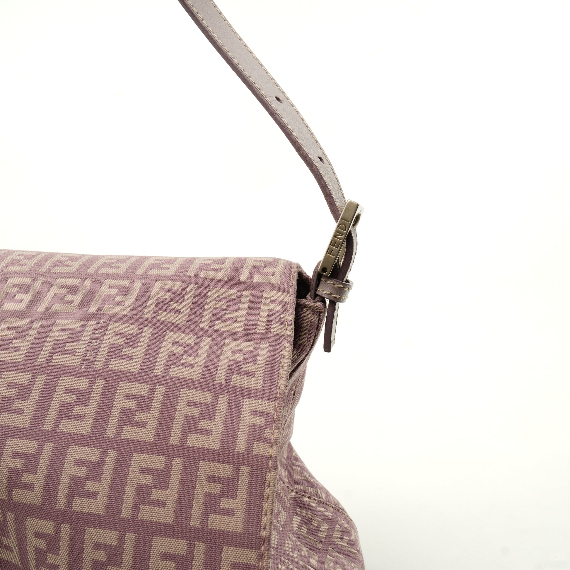 Fendi Zucchino Mama Baguette Lilac
