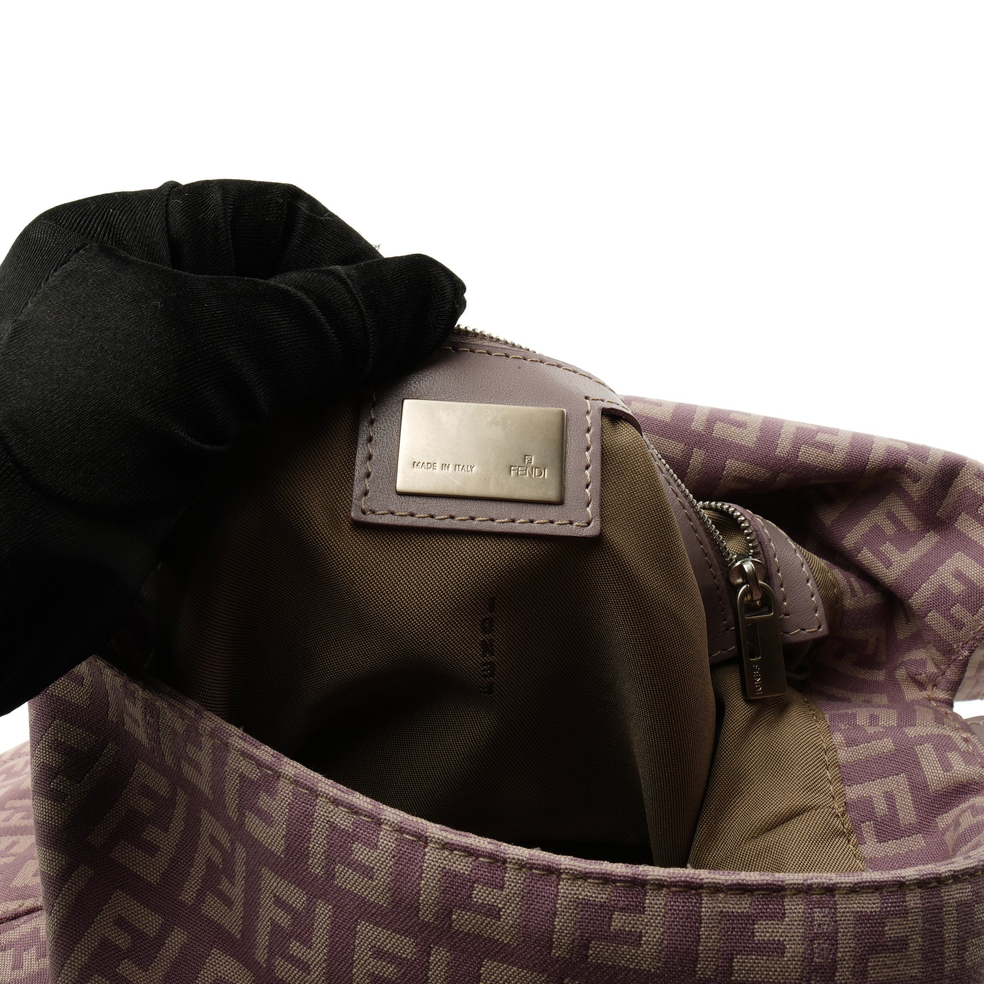 Fendi Zucchino Mama Baguette Lilac