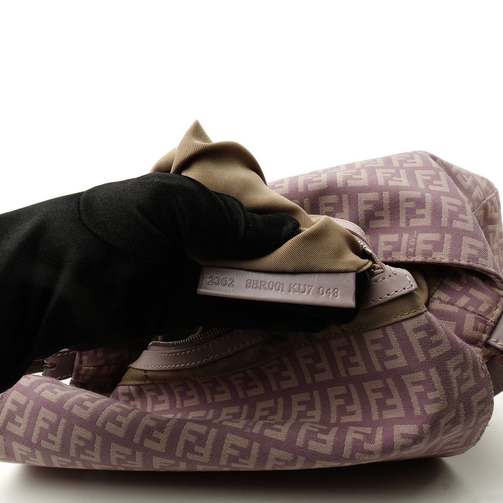 Fendi Zucchino Mama Baguette Lilac