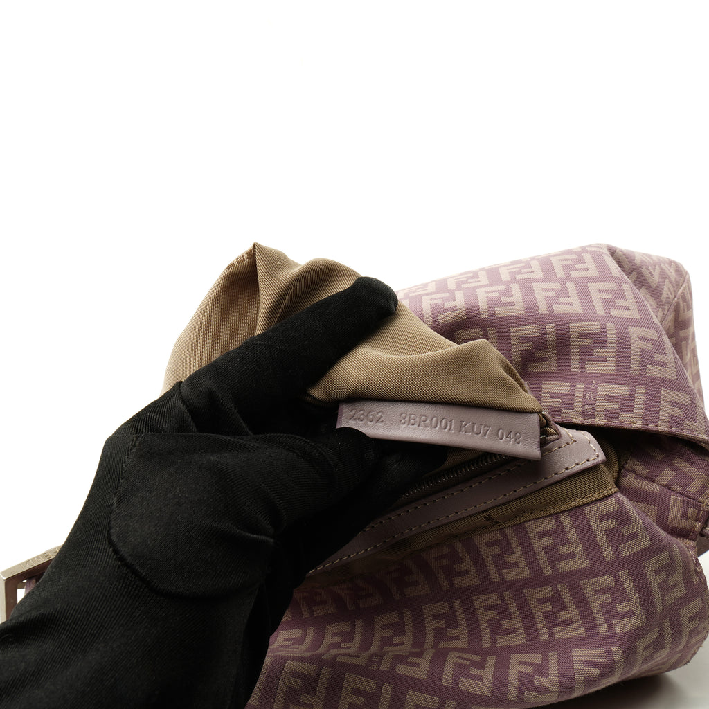 Fendi Zucchino Mama Baguette Lilac