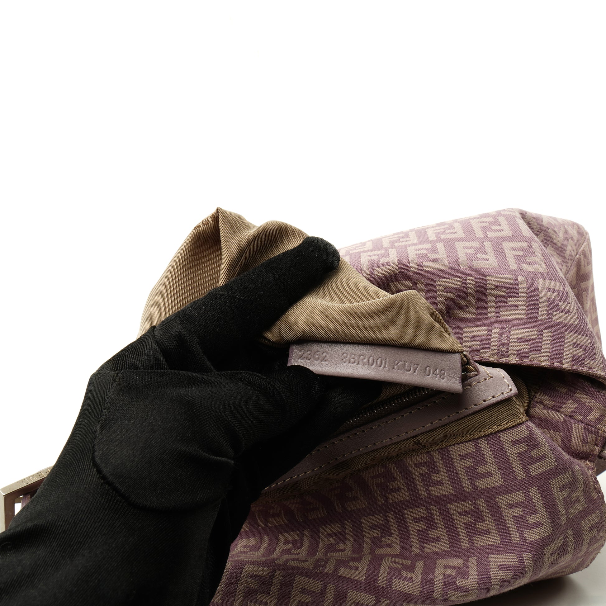Fendi Zucchino Mama Baguette Lilac