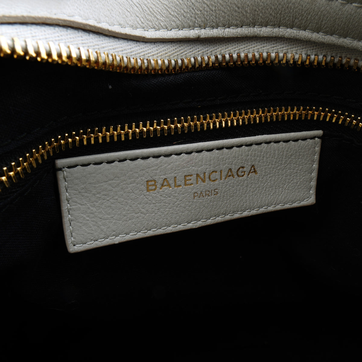 Balenciaga Medium City Metallic Edge Light Gray GHW
