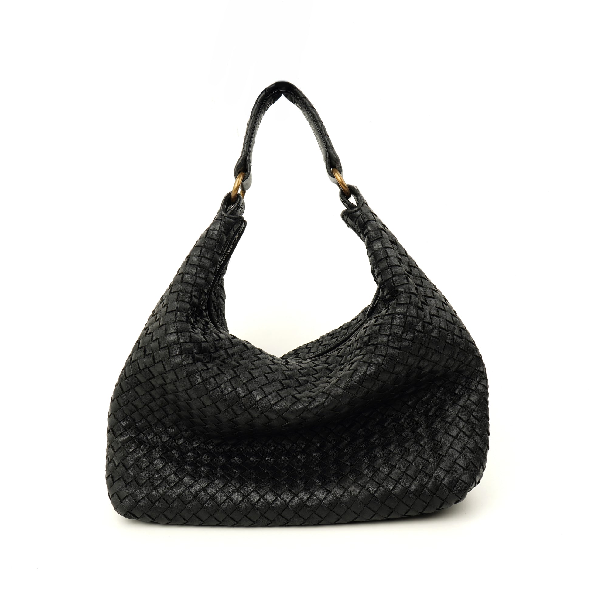 Bottega Veneta Intrecciato Pyramid Hobo