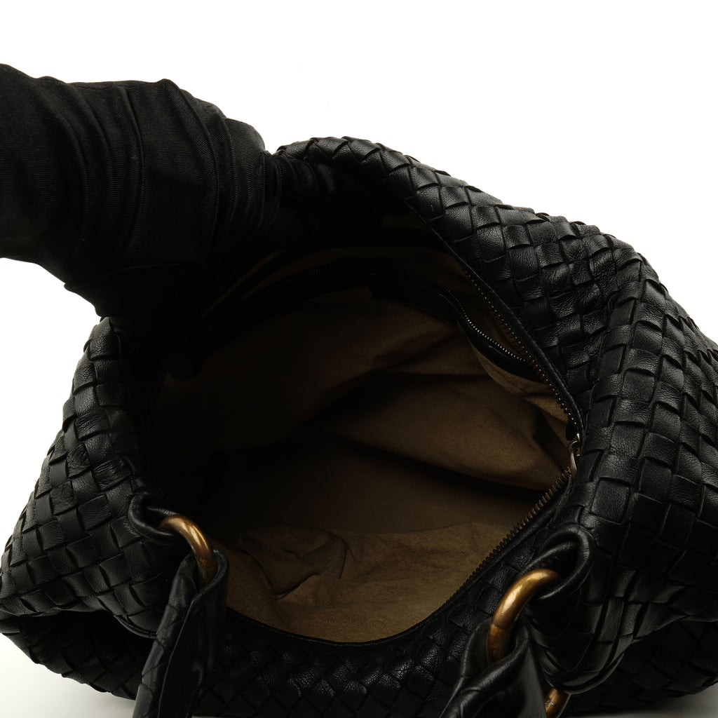 Bottega Veneta Intrecciato Pyramid Hobo
