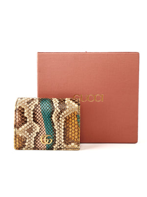 Gucci Python Card Case