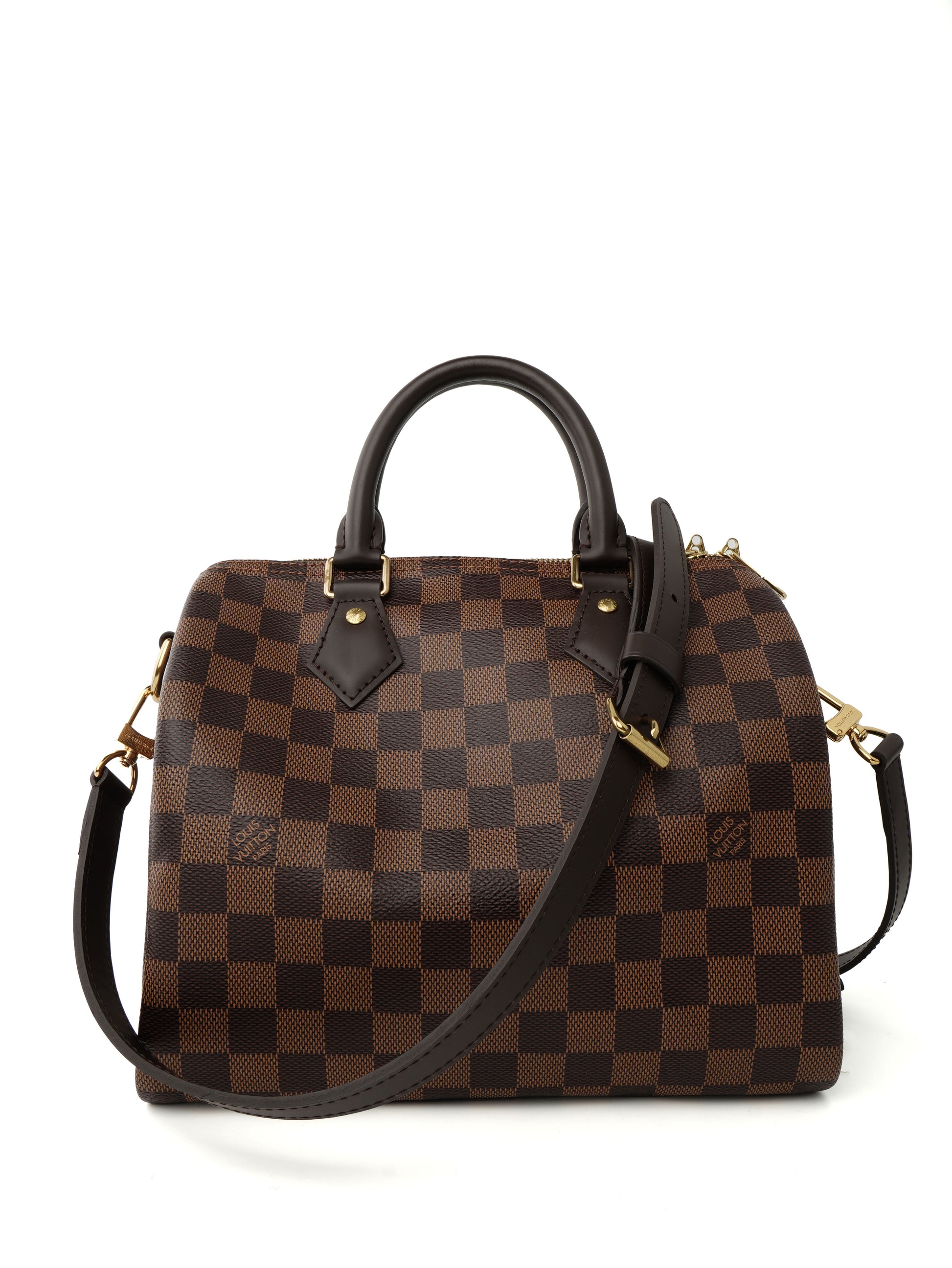 Louis Vuitton Speedy 25 Bandouliere Damier Ebene