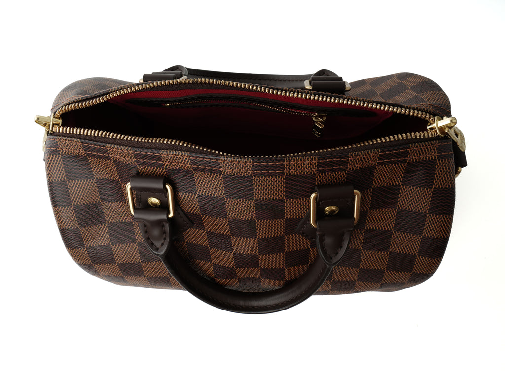 Louis Vuitton Speedy 25 Bandouliere Damier Ebene