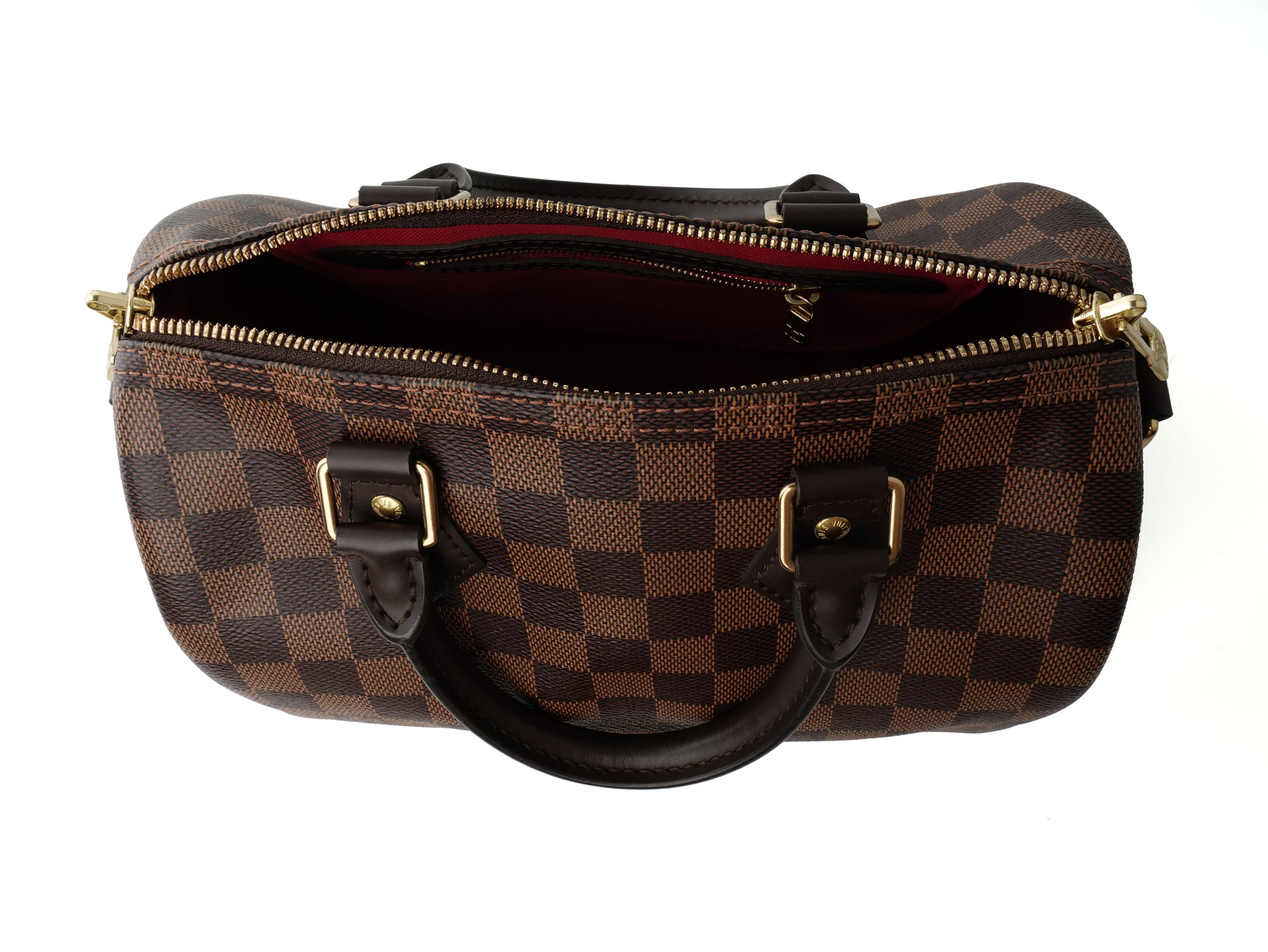 Louis Vuitton Speedy 25 Bandouliere Damier Ebene