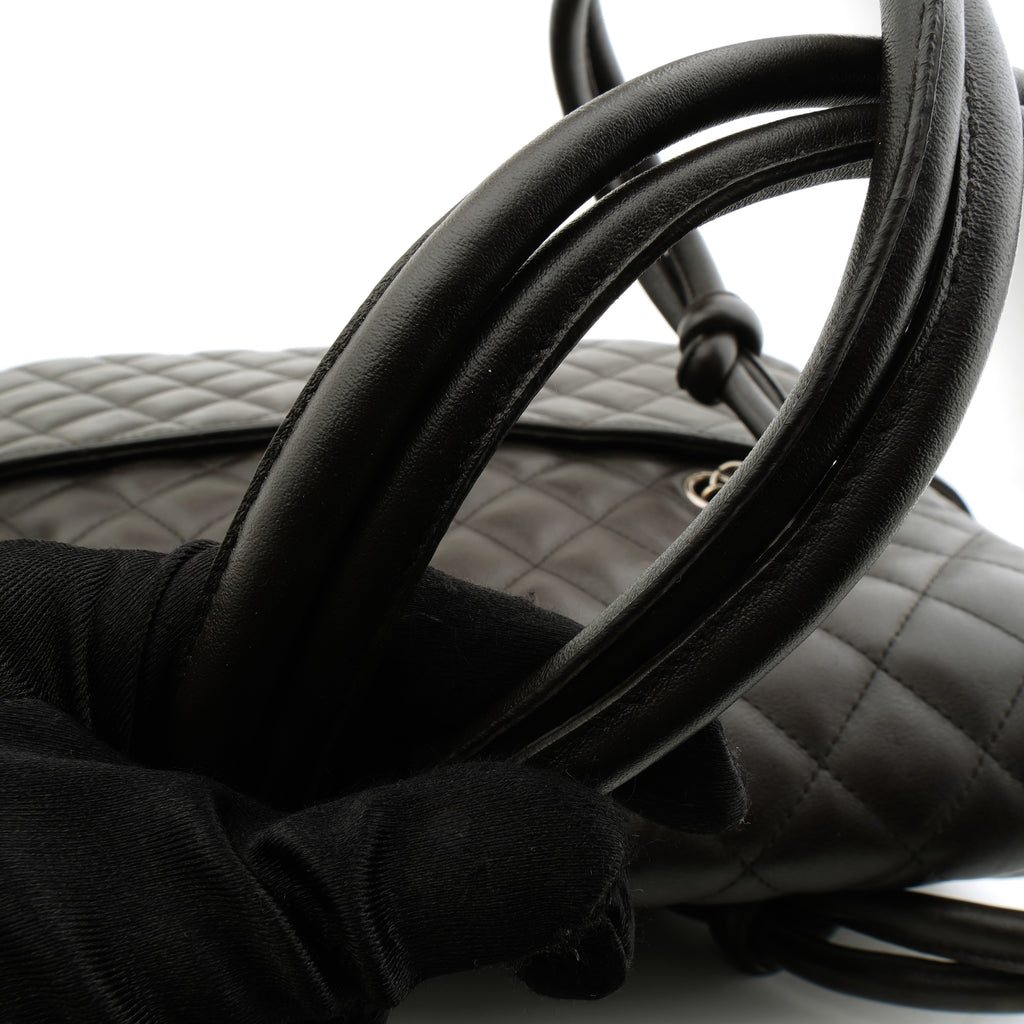 Chanel Cambon Ligne Large Flap Bag Brown