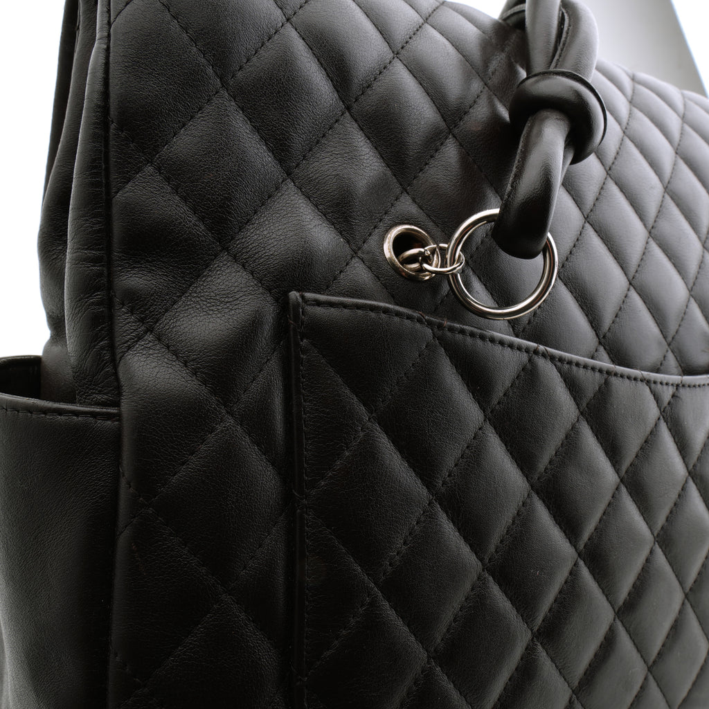 Chanel Cambon Ligne Large Flap Bag Brown