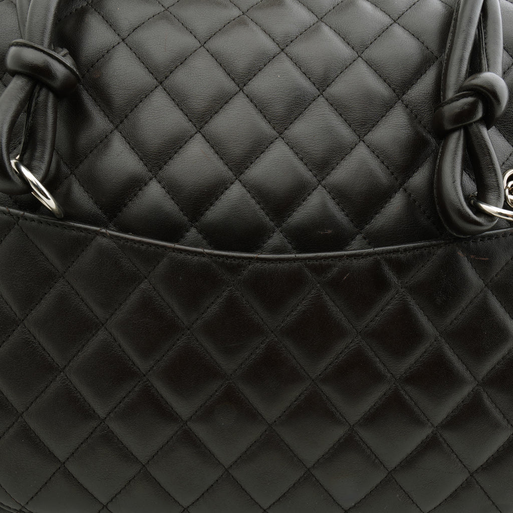 Chanel Cambon Ligne Large Flap Bag Brown