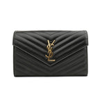 Saint Laurent Envelope Wallet on Chain Large