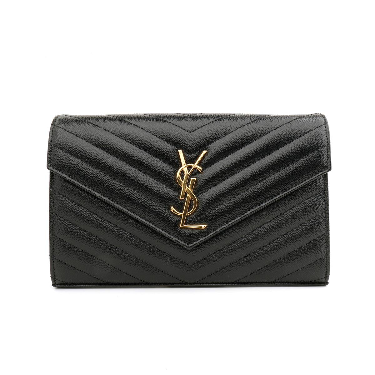 Saint Laurent Envelope Wallet on Chain Large