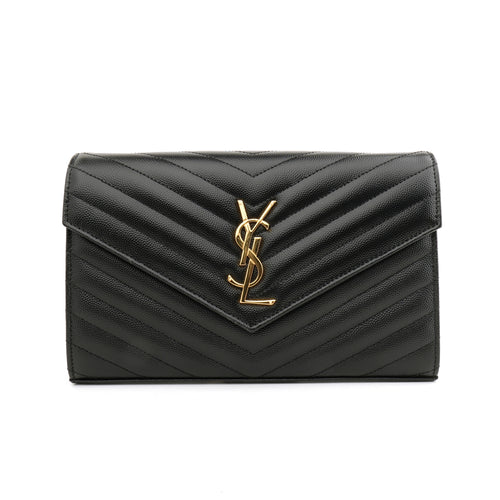 Saint Laurent Envelope Wallet on Chain Large