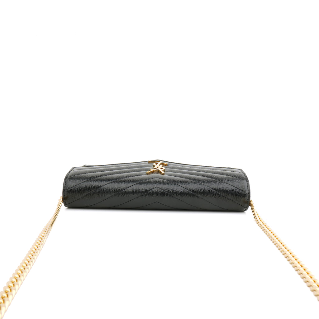 Saint Laurent Envelope Wallet on Chain Large