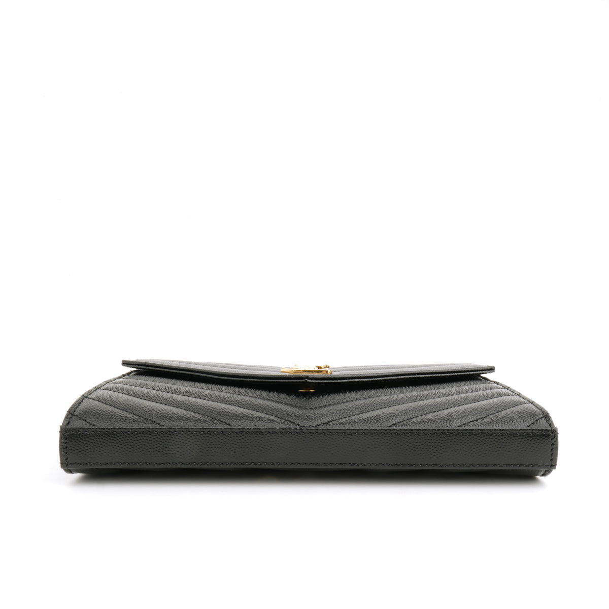 Saint Laurent Envelope Wallet on Chain Large