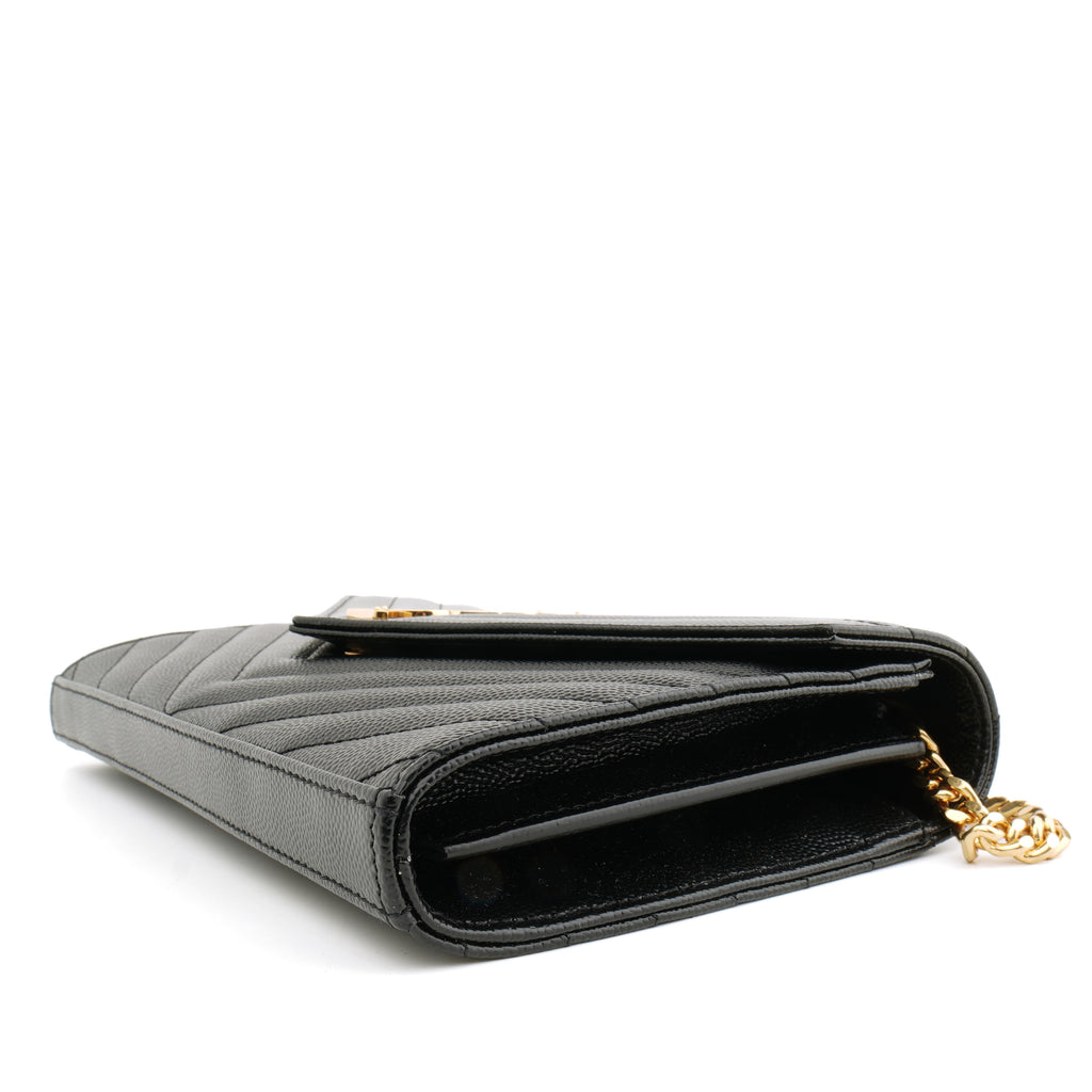 Saint Laurent Envelope Wallet on Chain Large