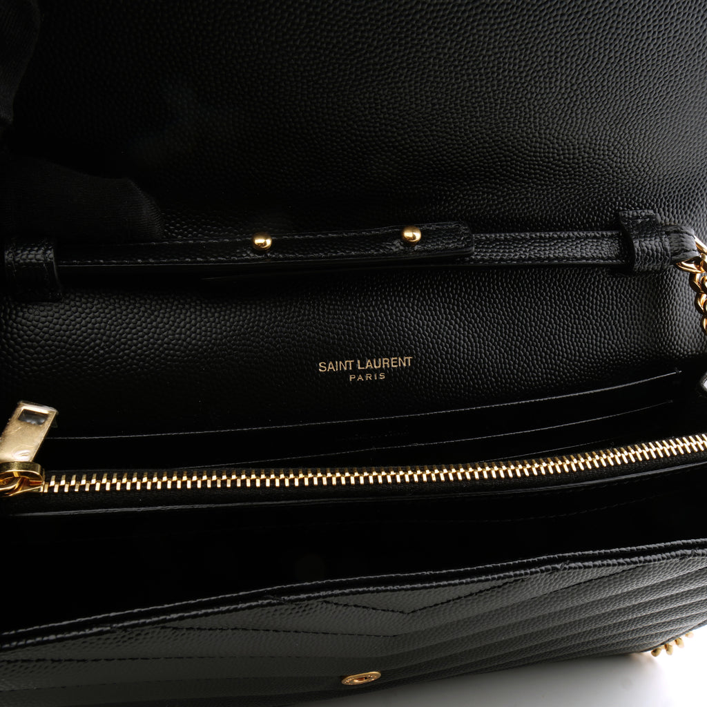 Saint Laurent Envelope Wallet on Chain Large