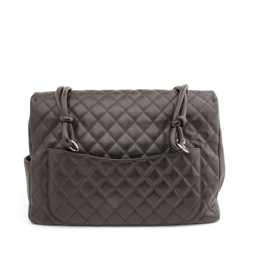 Chanel Cambon Ligne Large Flap Bag Brown