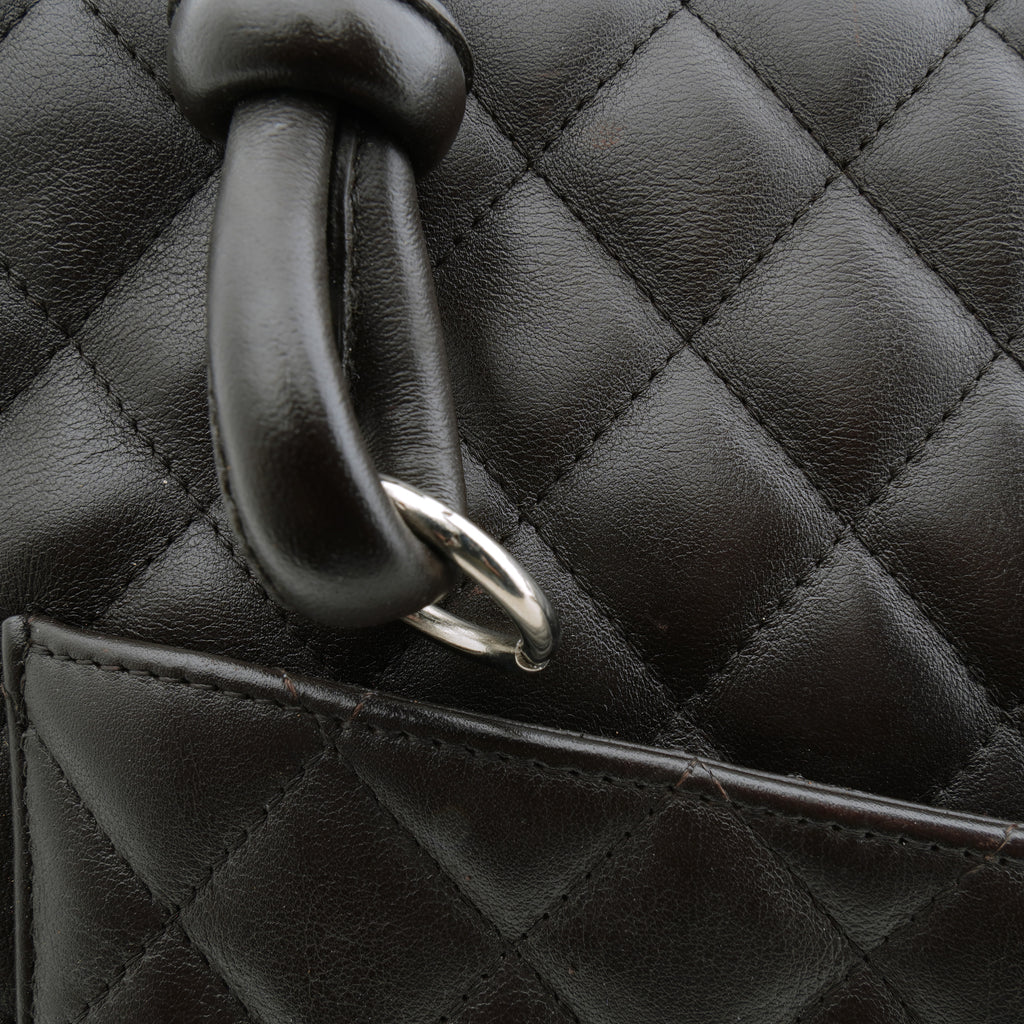 Chanel Cambon Ligne Large Flap Bag Brown