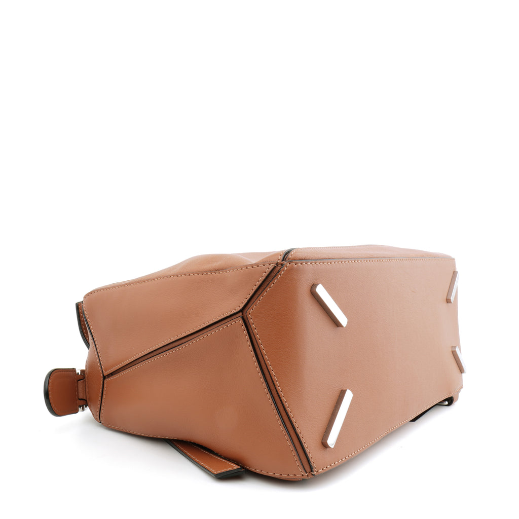 Loewe Puzzle Medium Tan Classic Calfskin