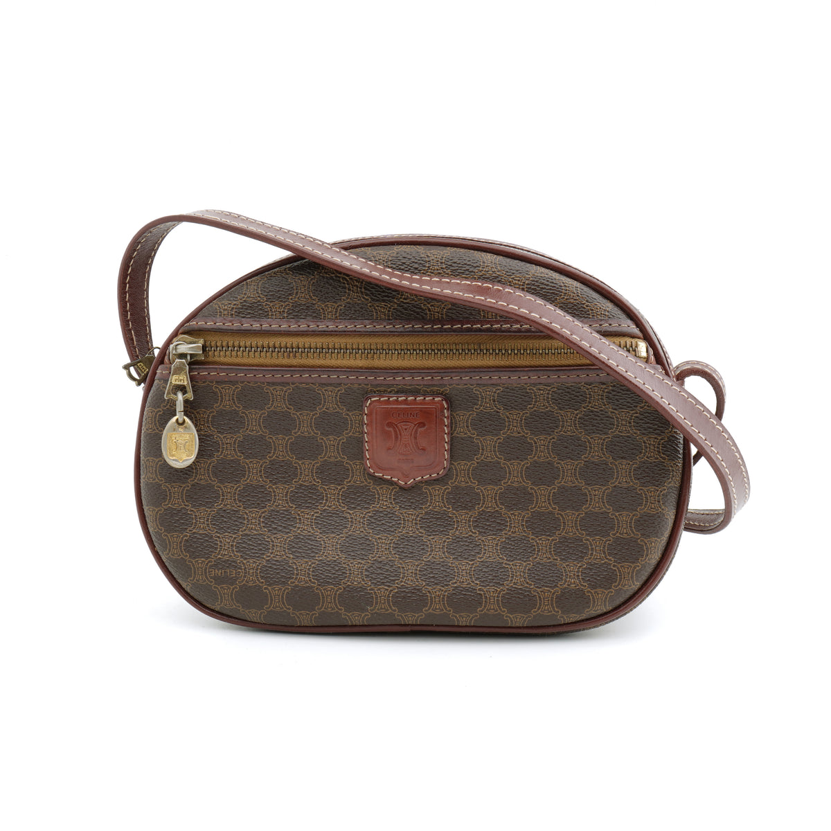 Celine Macadam Crossbody Coated Canvas