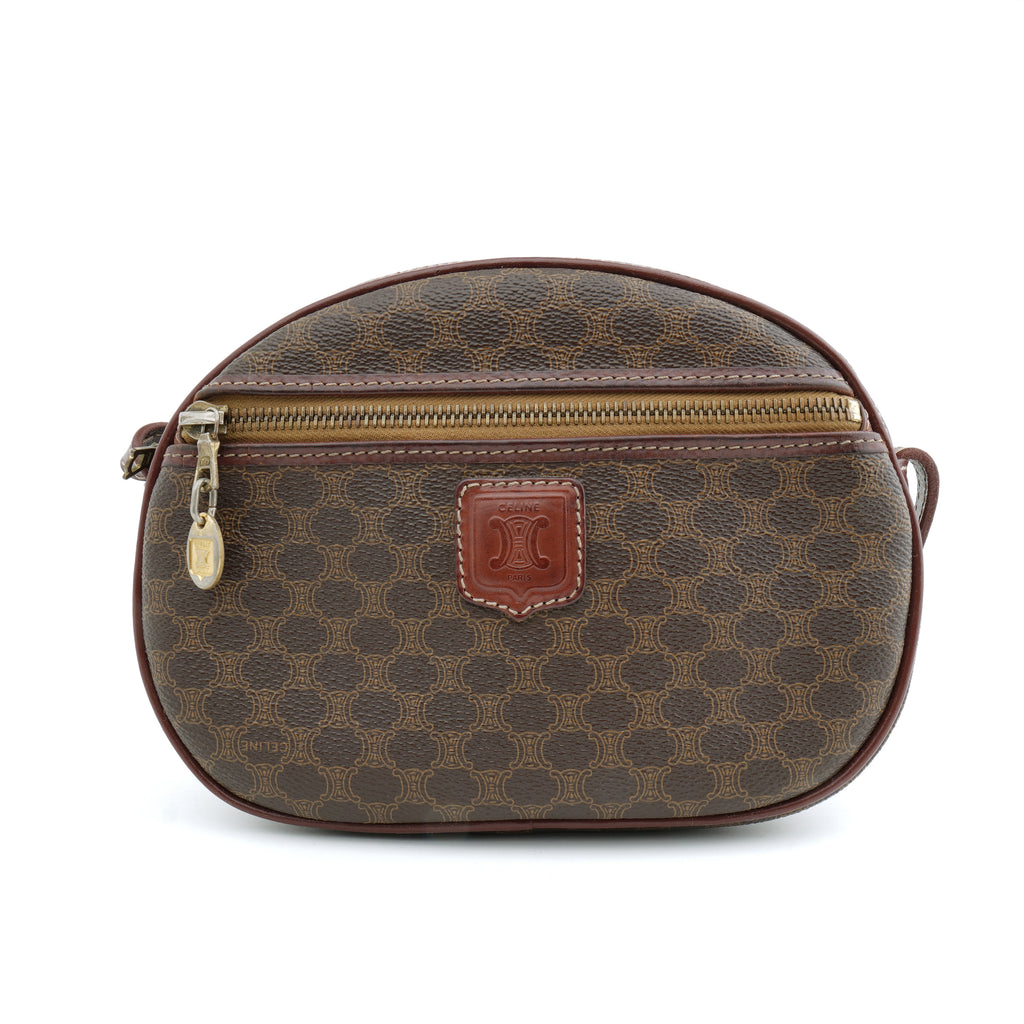 Celine Macadam Crossbody Coated Canvas