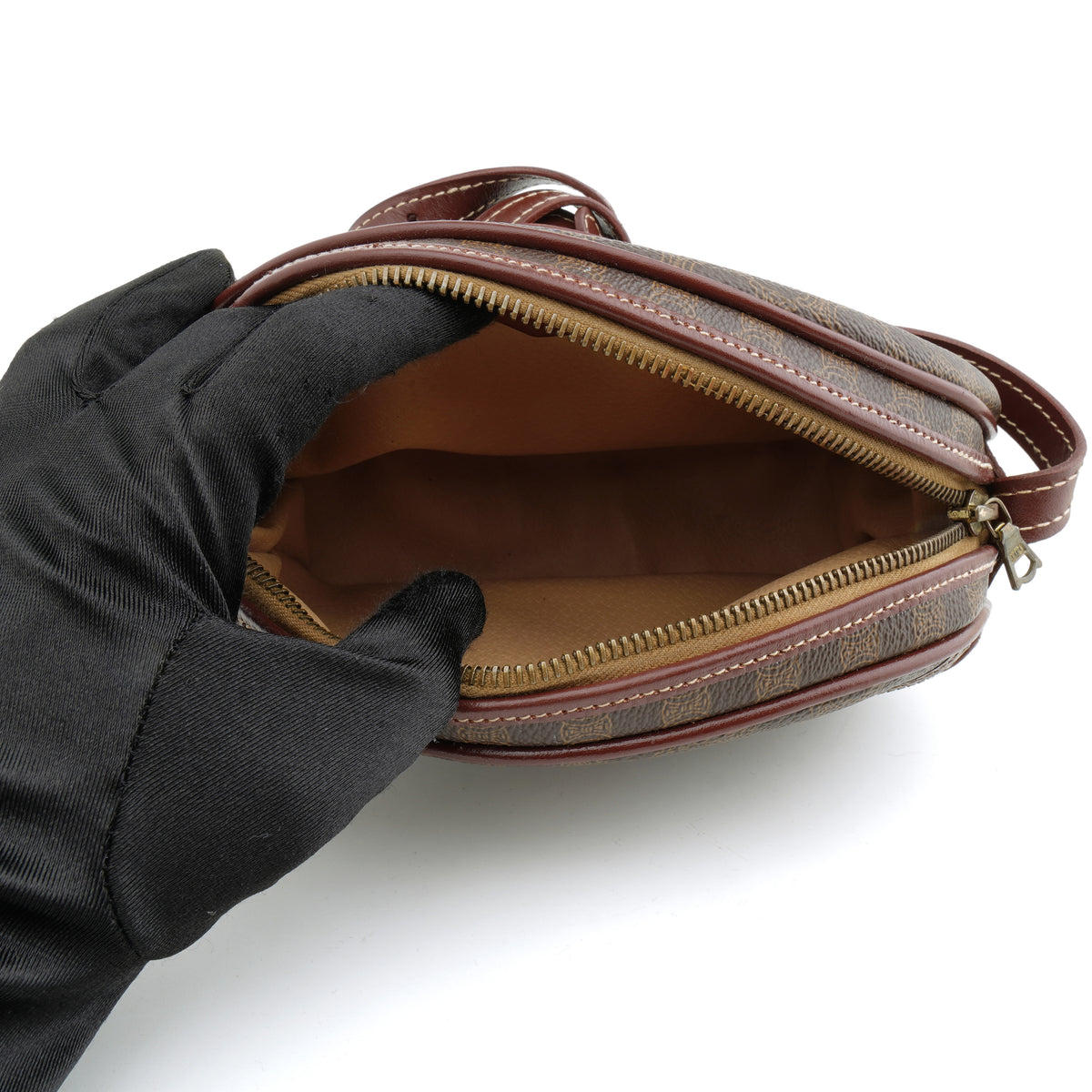 Celine Macadam Crossbody Coated Canvas