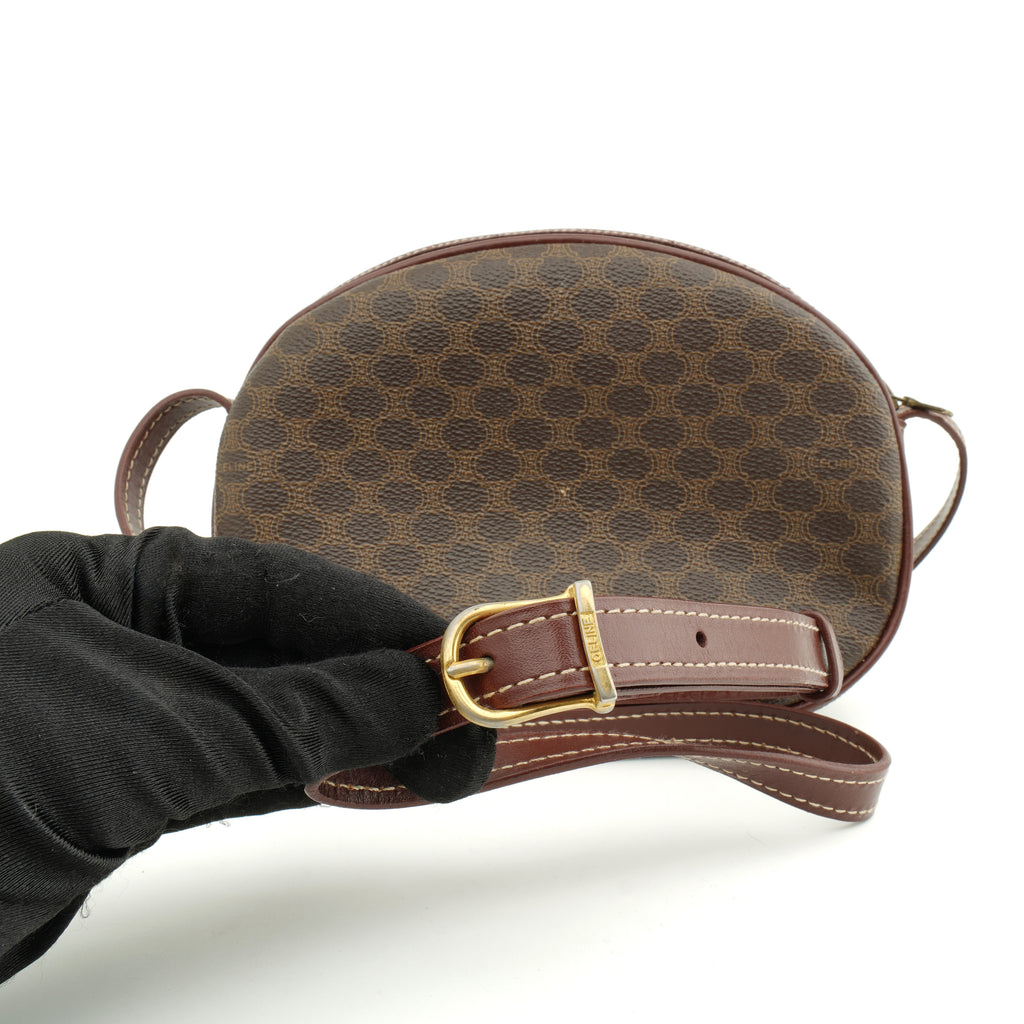 Celine Macadam Crossbody Coated Canvas