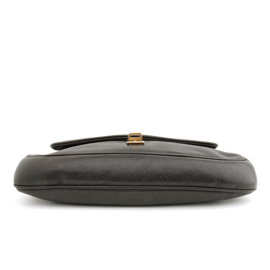 Prada Chainmail Flap Bag Dark Brown