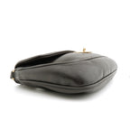 Prada Chainmail Flap Bag Dark Brown