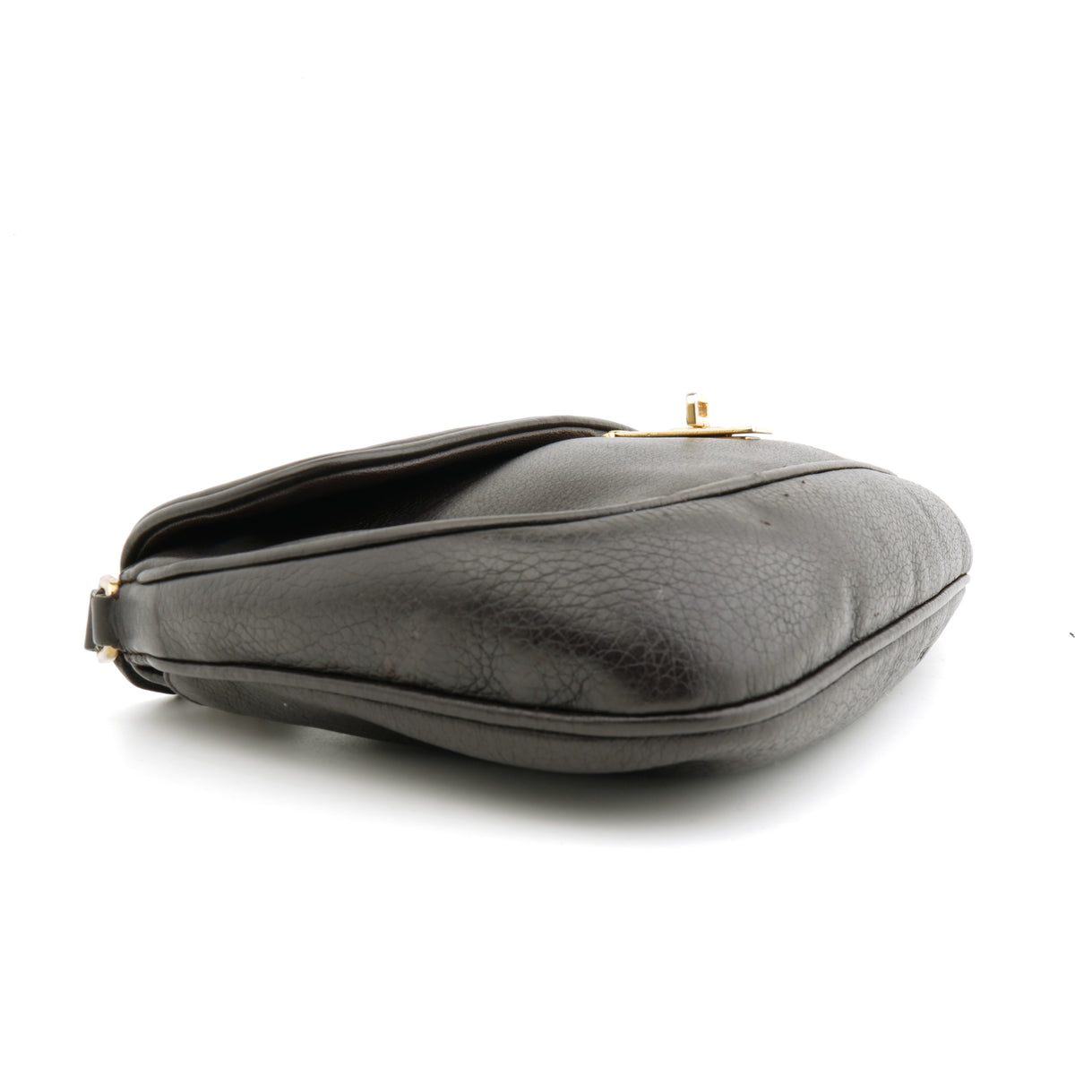 Prada Chainmail Flap Bag Dark Brown