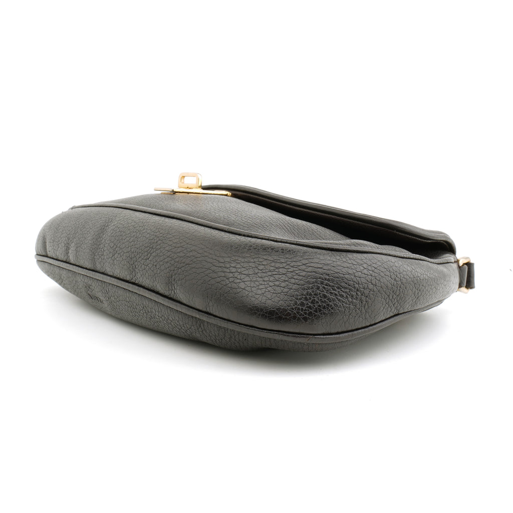 Prada Chainmail Flap Bag Dark Brown