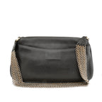 Prada Chainmail Flap Bag Dark Brown