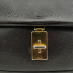 Prada Chainmail Flap Bag Dark Brown