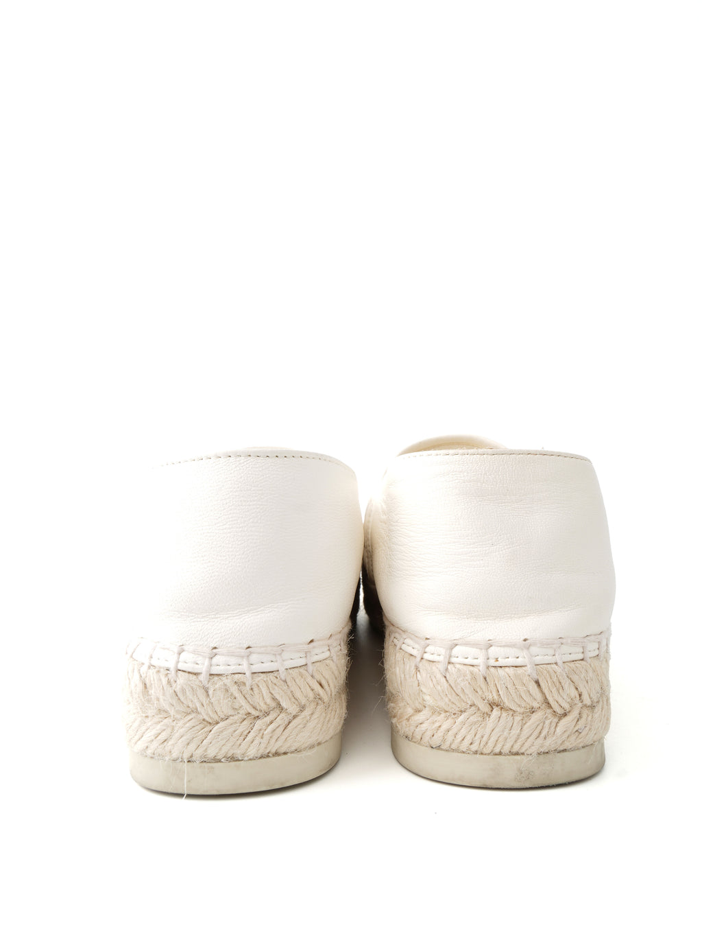 Chanel Metal Quilted Espadrilles 37