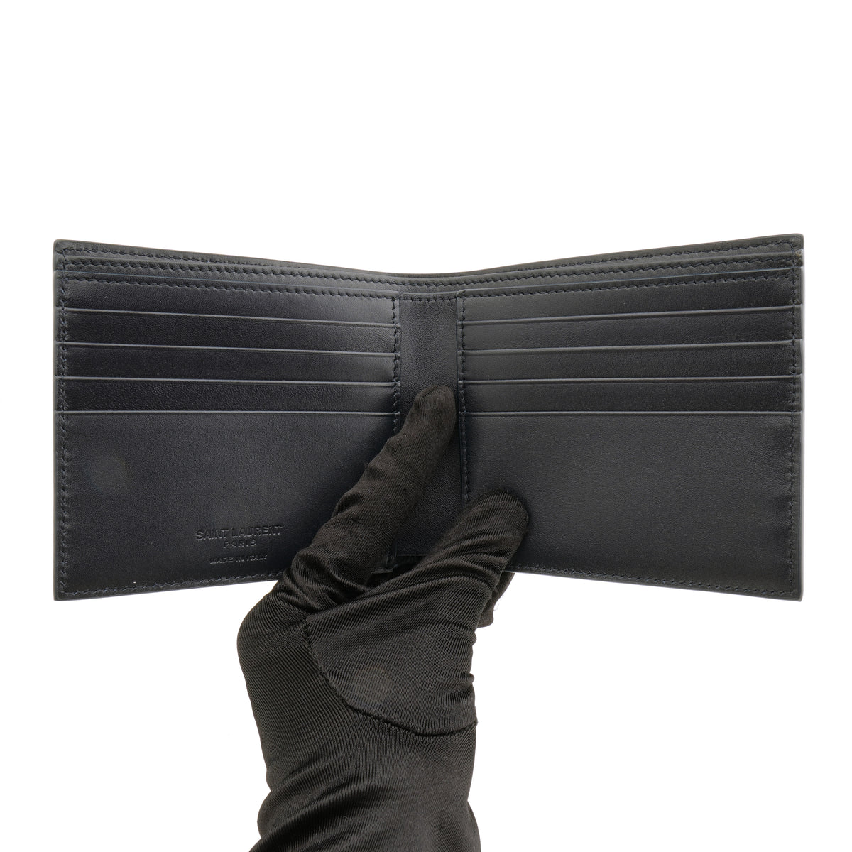 Saint Laurent Bifold Wallet Dark Blue